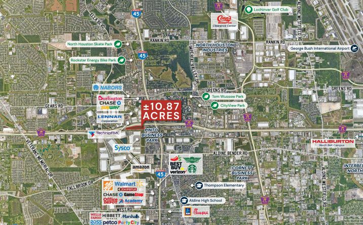 Pictures of Land property located at 311 North Sam Houston Pkwy  W, Houston, TX 77038 for sales - image #1