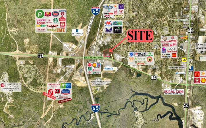 Pictures of Land property located at Industrial Pkwy, Saraland, AL 36571 for sales - image #1