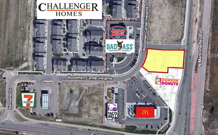 Pictures of Land property located at NWC E. Woodmen Rd & Marksheffel Rd, Colorado Springs, CO 80908 for sales - image #1