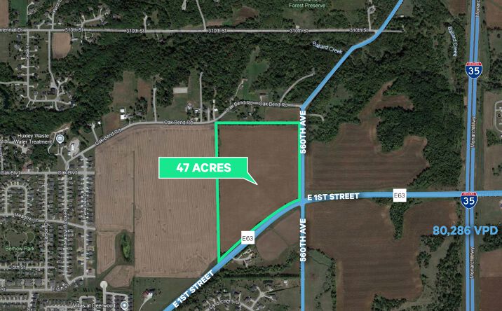 Pictures of Land property located at E. 1st Street, Huxley, IA 50124 for sales - image #1