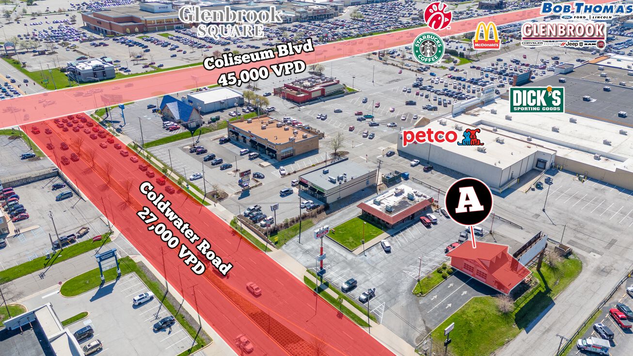 Pictures of Retail, Special Purpose property located at 4535 Coldwater Rd, Fort Wayne, IN 46825 for sales - image #1