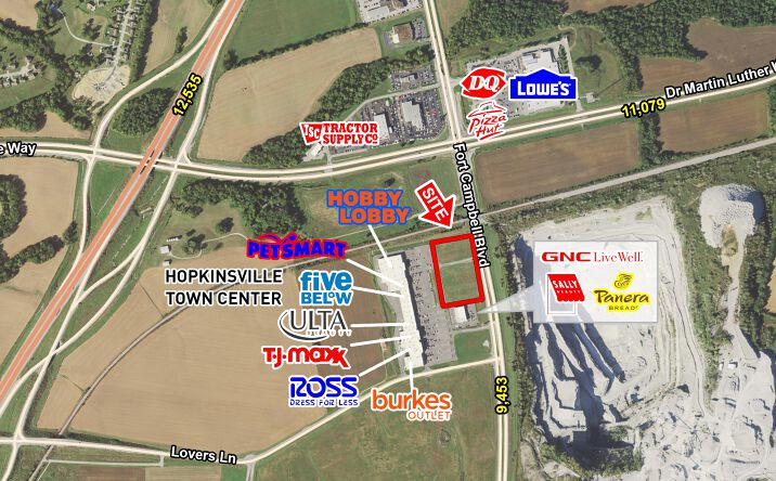 Pictures of Land property located at 4875 Fort Campbell Blvd,, Hopkinsville, KY 42240 for sales - image #1