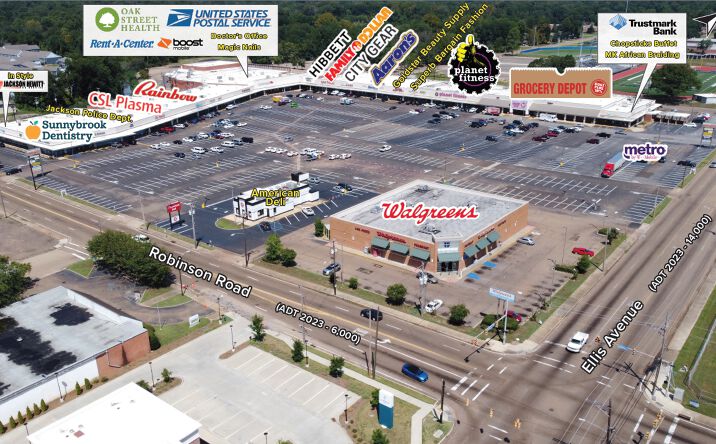 Pictures of Retail property located at 2590 Robinson Rd, Jackson, MS 39209 for sales - image #1