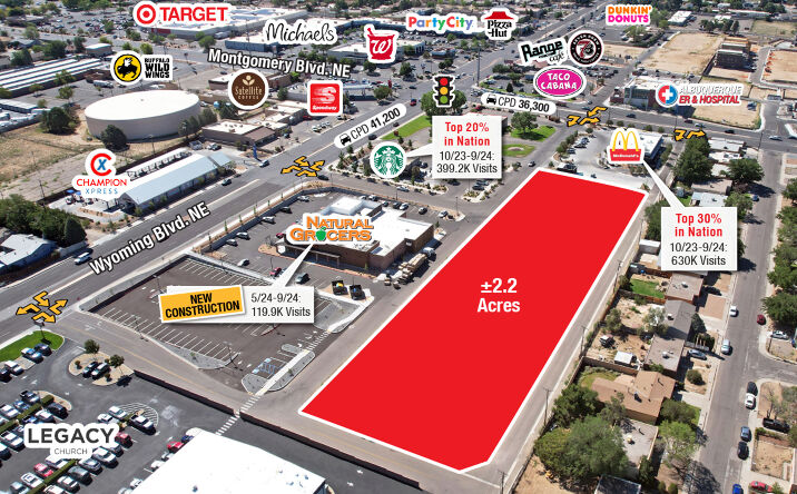 Pictures of Land property located at 4615 Wyoming Blvd NE, Albuquerque, NM 87111 for sales - image #1