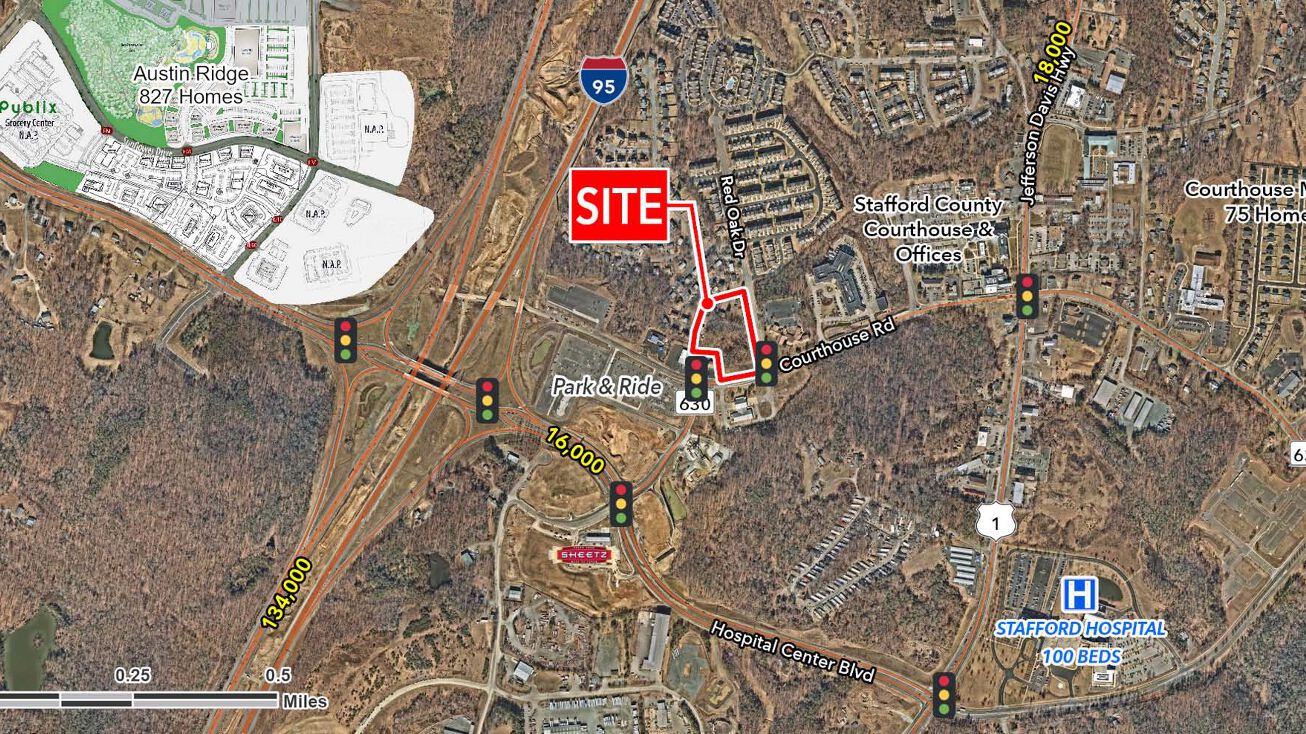Courthouse Road & Red Oak Drive, Stafford, VA 22554
