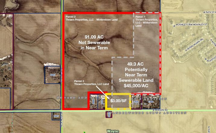 Pictures of Land property located at Benson Road & La Mesa, Sioux Falls, SD 57107 for sales - image #1