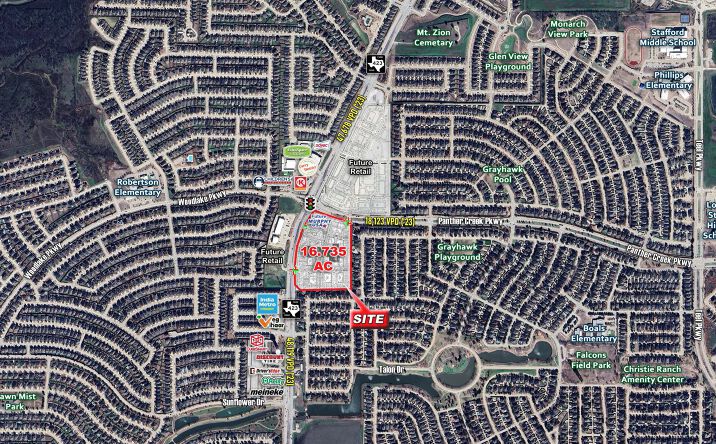 Pictures of Retail, Land property located at 1001 Panther Creek Pkwy, Frisco, TX 75034 for sales - image #1