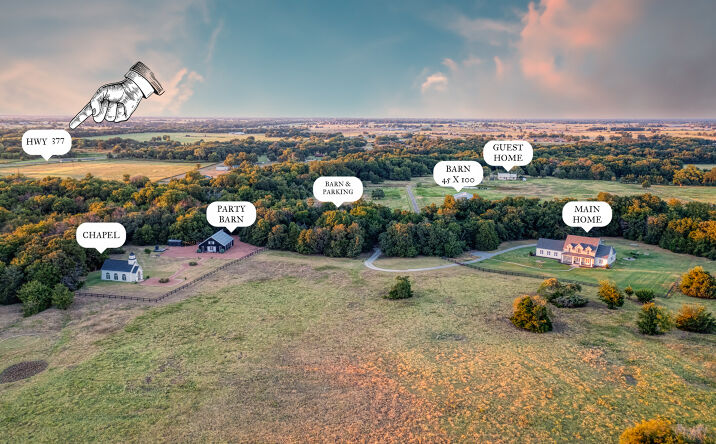 image of property at 608 OLD CENTER CHURCH RD Whitesboro TX 76273-7348