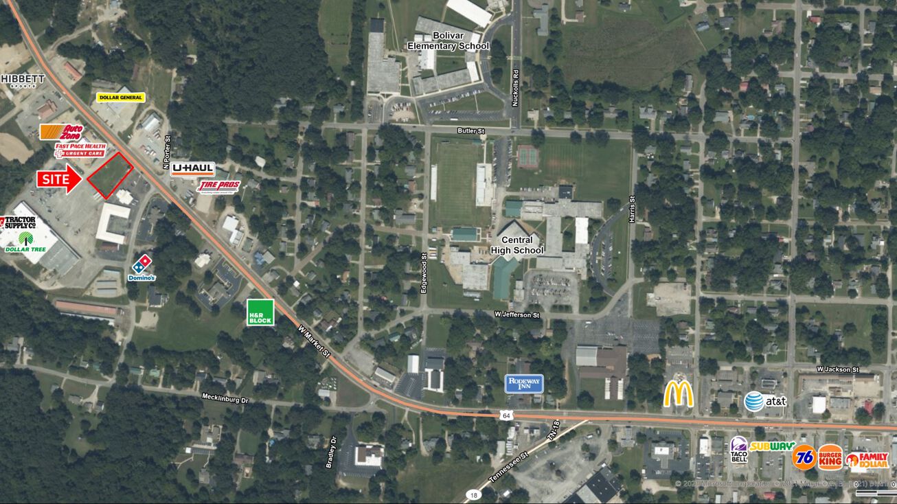 1361 West Market Street, Bolivar, TN 38008 Land for Sale Bolivar