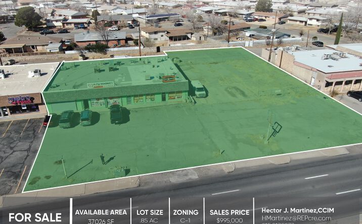 Pictures of Retail, Land property located at 9555 Dyer St, El Paso, TX 79924 for sales - image #1