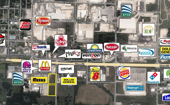 Pictures of Land property located at 827 Jerome Ln, Monett, MO 65708 for sales - image #1