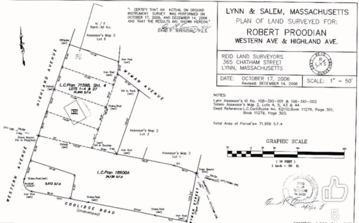 Pictures of Land property located at 483-485 Highland Ave, Salem, MA 01970 for sales - image #1