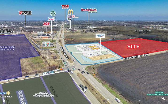Pictures of Land property located at NEQ Preston Rd & Glendenning Pkwy, Celina, TX 75009 for sales - image #1