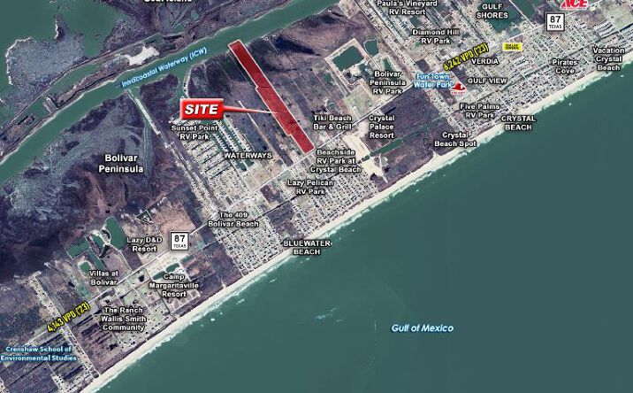 Pictures of Retail, Land property located at Hwy 87 at Skyline Dr, Bolivar Peninsula, TX 77650 for sales - image #1