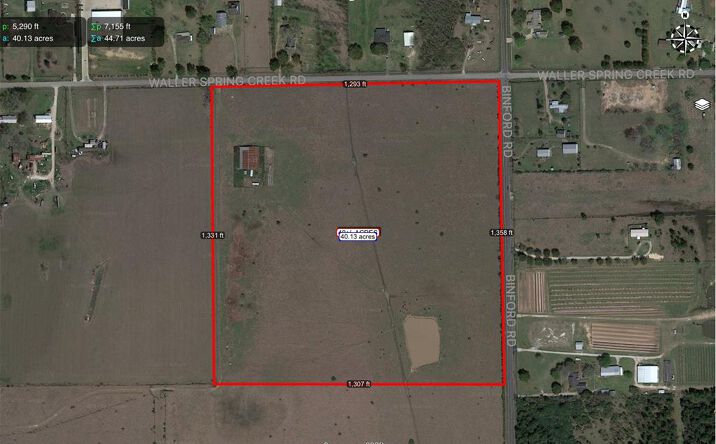 Pictures of Land property located at 0 Binford Road, Waller, TX 77484 for sales - image #1