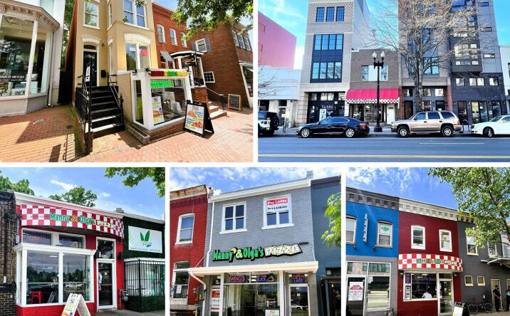 Pictures of Retail, Mixed Use, Business for Sale property located at 1641 Wisconsin Ave NW, Washington, DC 20007, 3624 Georgia Ave NW, Washington, DC 20010, 2117 Rhode Island Ave NE, Washington, DC 20018, 1409 H St NE, Washington, DC 20002, 1430 Pennsylvania Ave. SE, Washington, DC 20003 for sales - image #1