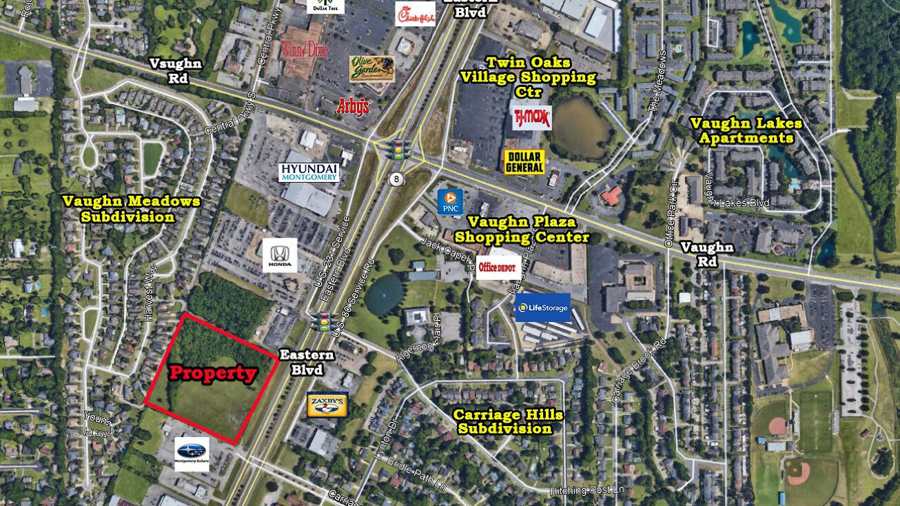 East blvd, Montgomery, AL 36106