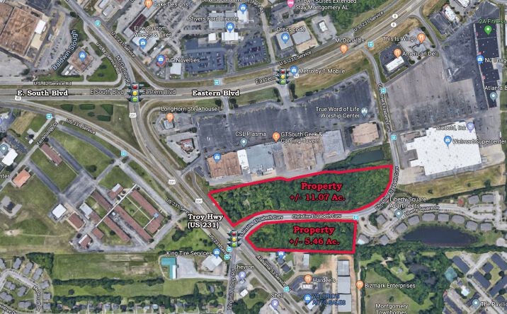 Pictures of Land property located at Troy Hwy & Christine Elizabeth Curve, Montgomery, AL 36116 for sales - image #1