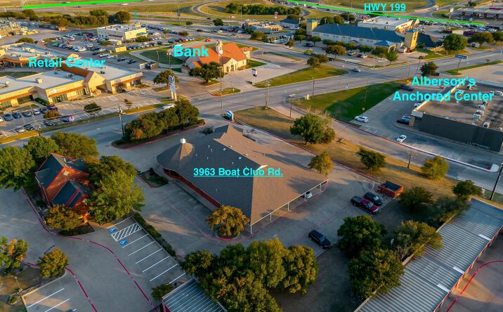 Pictures of Office, Retail property located at 3963 Boat Club Rd, Fort Worth, TX 76135 for sales - image #1