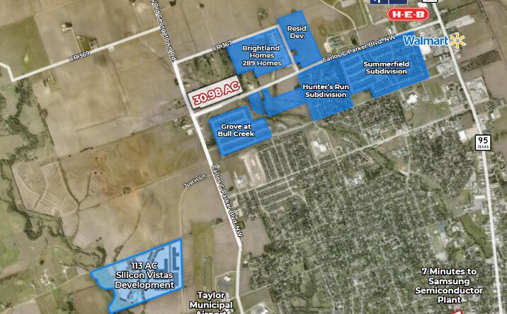 Pictures of Land property located at 550 Carlos G Parker Blvd NW, Taylor, TX 76574 for sales - image #1