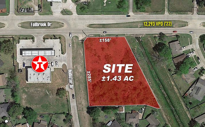 Pictures of Retail, Office property located at SEC of Fallbrook & Hollister, Houston, TX 77086 for sales - image #1