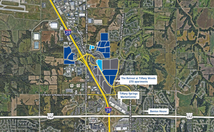 Pictures of Land property located at Located Along I-29, The Kansas City International Airport Corridor, Kansas City, MO 64151 for sales - image #1