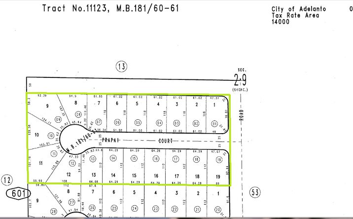 Pictures of Land property located at Bartlett Ave, Adelanto, CA 92301 for sales - image #1