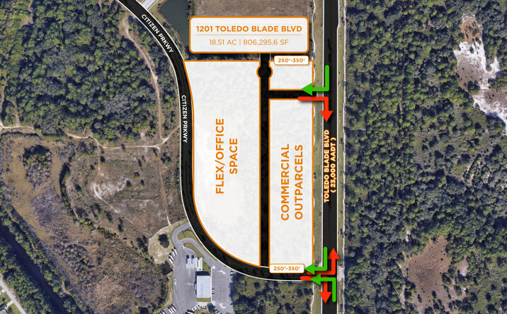 Pictures of Land property located at 1201 Toledo Blade Blvd, North Port, FL 34288 for sales - image #1