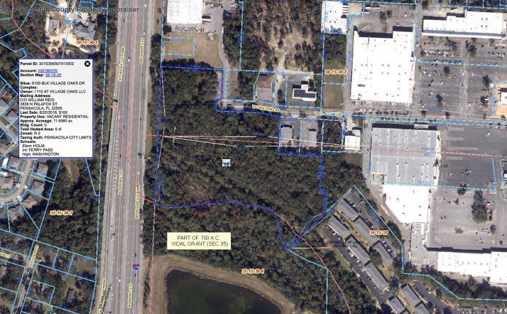 Pictures of Land property located at 6100 Village Oaks Dr, Pensacola, FL 32504 for sales - image #1