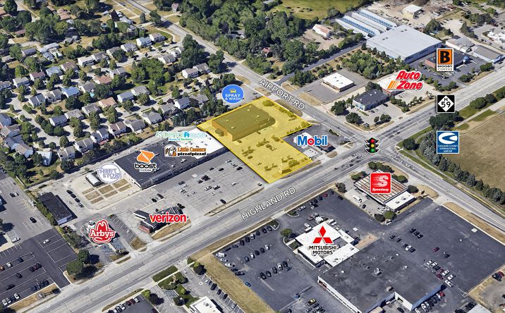 Pictures of Retail property located at 5983 Highland Rd, Waterford, MI 48327 for sales - image #1