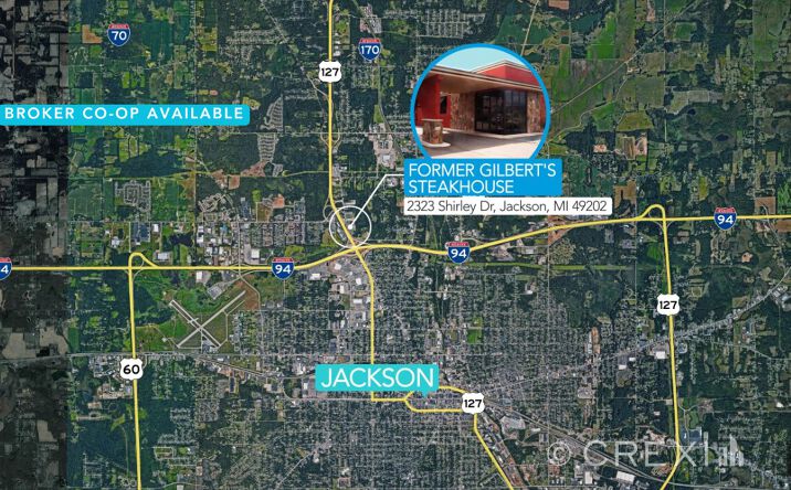 Pictures of Retail property located at 2323 Shirley Dr, Jackson, MI 49202 for comps - image #1