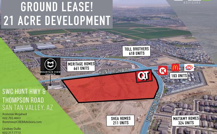 Pictures of Land, Retail property located at 4901 W Hunt Hwy, Queen Creek, AZ 85142 for sales - image #1