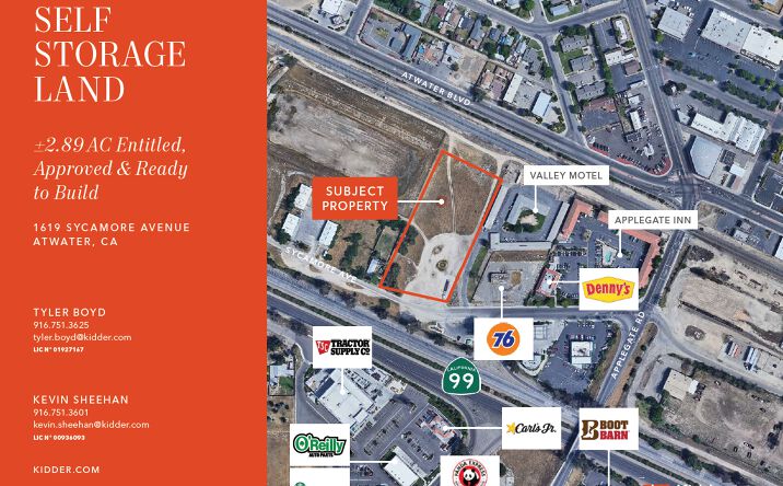 Pictures of Industrial, Land, Mixed Use, Self Storage property located at 1619 Sycamore Ave, Atwater, CA 95301 for sales - image #1