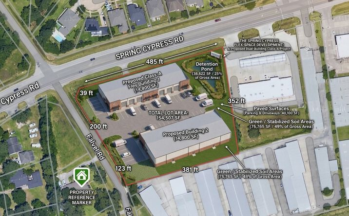 Pictures of Industrial, Land, Self Storage property located at 3324–3430 Spring Cypress Rd, Spring, TX 77388 for sales - image #1