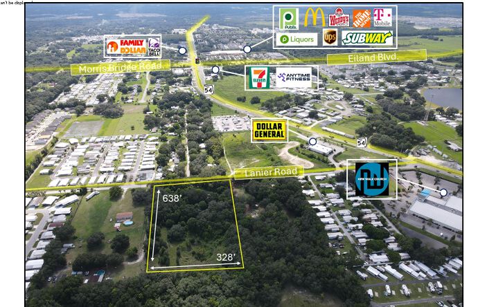 Pictures of Land property located at 4200 Lanier Rd, Zephyrhills, FL 33541 for sales - image #1