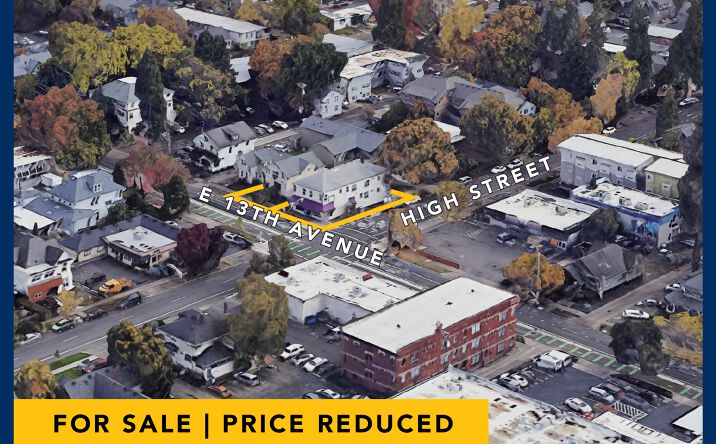 Pictures of Multifamily property located at 304 E 13th Ave, Eugene, OR 97401 for sales - image #1