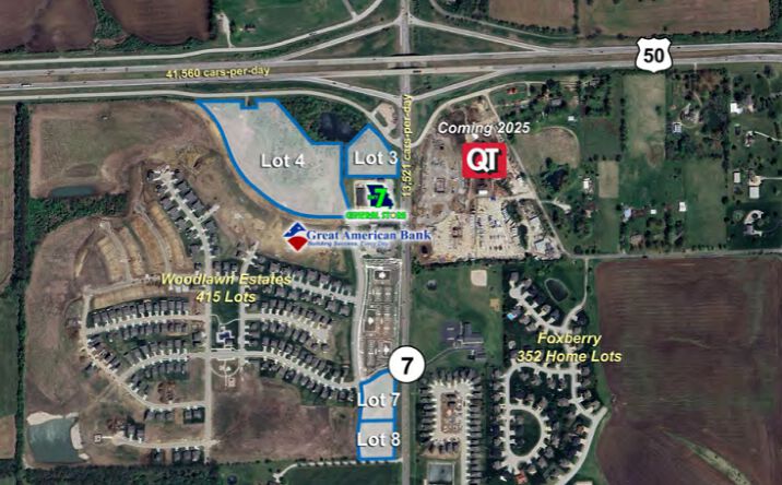Pictures of Land property located at SWC of State Rte 7 & East US Hwy 50, Lake Lotawana, MO 64086 for sales - image #1
