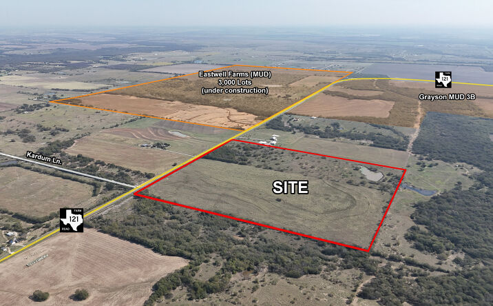 Pictures of Land property located at SEQ F.M. 121 & U.S. 377, Tioga, TX 76271 for sales - image #1