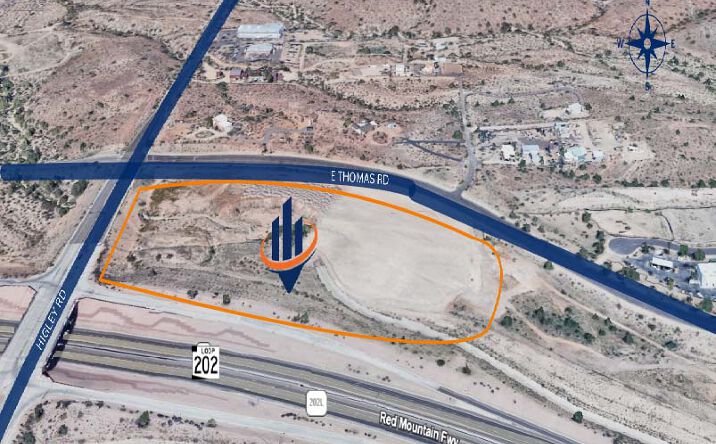 Pictures of Land, Self Storage property located at 5305 E Thomas Rd, Mesa, AZ 85215 for sales - image #1