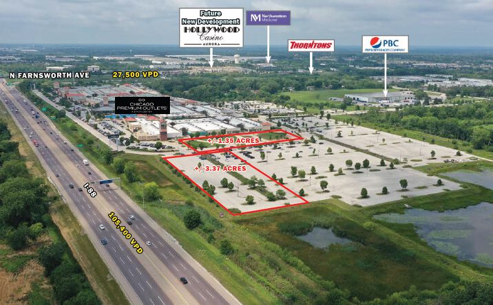 Pictures of Land property located at 1650 Premium Outlet Boulevard, Aurora, IL 60502 for sales - image #1