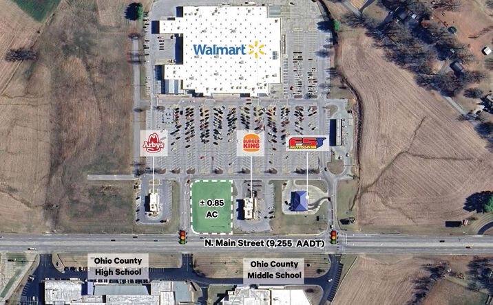 Pictures of Land property located at 1691 N Main St, Beaver Dam, KY 42320 for sales - image #1