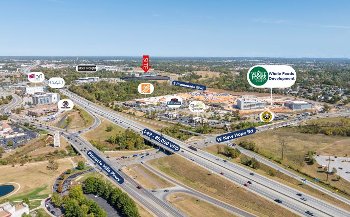 Pictures of Land property located at W Magnolia St and Promenade Blvd, Rogers, AR 72758 for sales - image #1