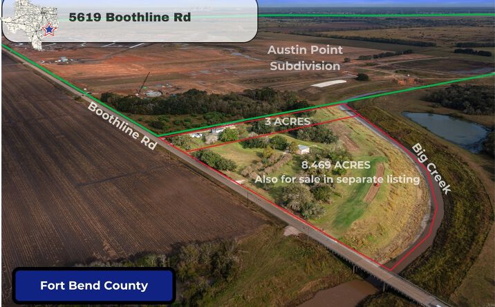 Pictures of Land property located at 5619 Boothline Rd, Richmond, TX 77469 for sales - image #1