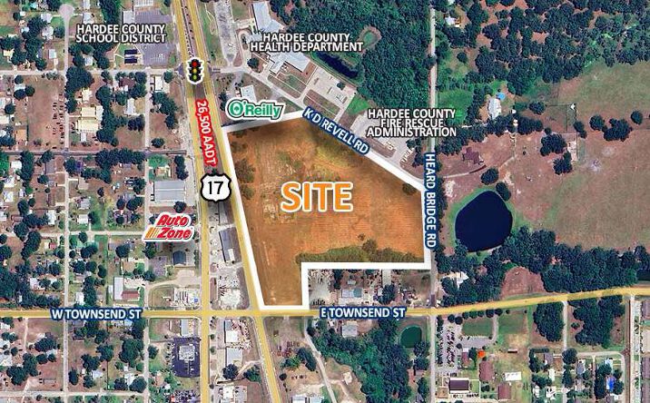Pictures of Land property located at 105 E Townsend St, Wauchula, FL 33873 for sales - image #1