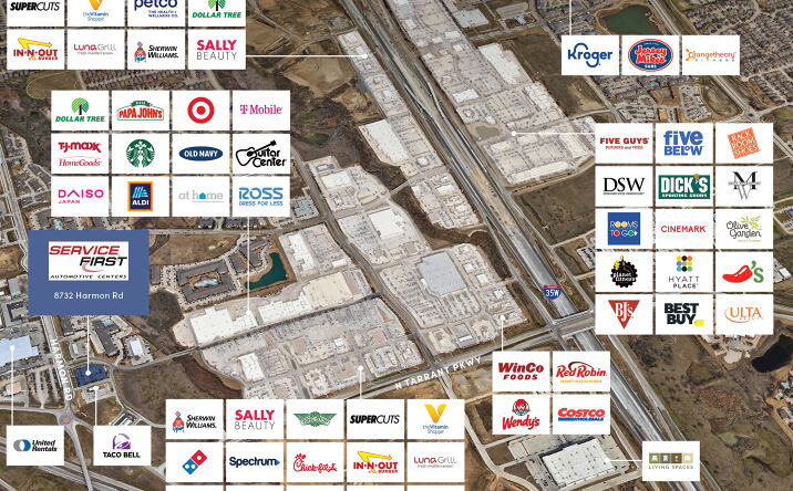 Pictures of Retail property located at 8732 Harmon Rd, Fort Worth, TX 76177 for sales - image #1