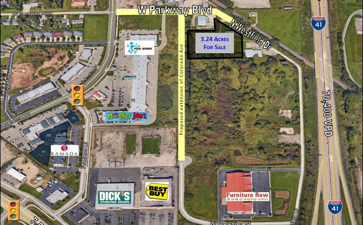 Pictures of Land property located at 1941 N Westfield Dr, Appleton, WI 54913 for sales - image #1