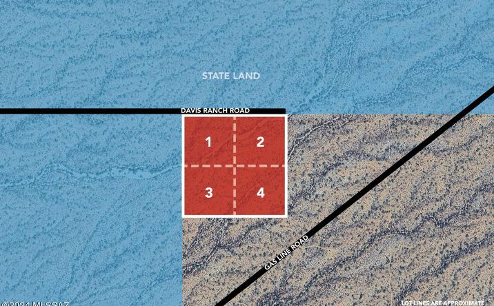 Pictures of Land property located at S Davis Ranch Rd, Marana, AZ 85658 for sales - image #1