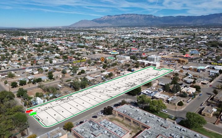 Pictures of Land property located at Swc of 4th st nw and candelaria rd nw 3537 4th st nw, Albuquerque, NM 87107 for sales - image #1