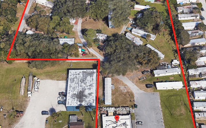 Pictures of Mobile Home Park property located at 2668 Aurora Rd, Melbourne, FL 32935 for sales - image #1