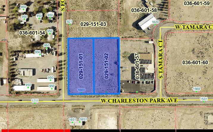 Pictures of Land property located at 1640 W Charleston Park Ave, Pahrump, NV 89048 for sales - image #1